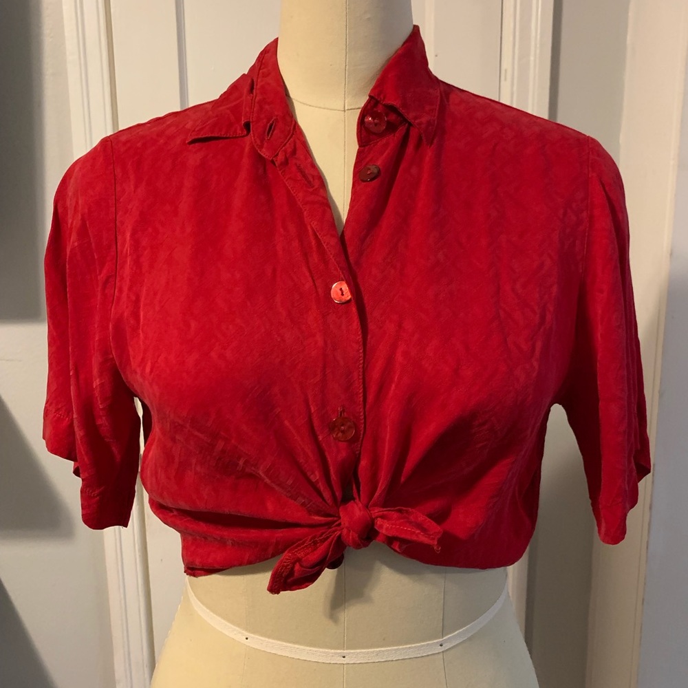 Silk Crop Top